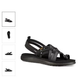 Teva Women's Black Strappy Sandals